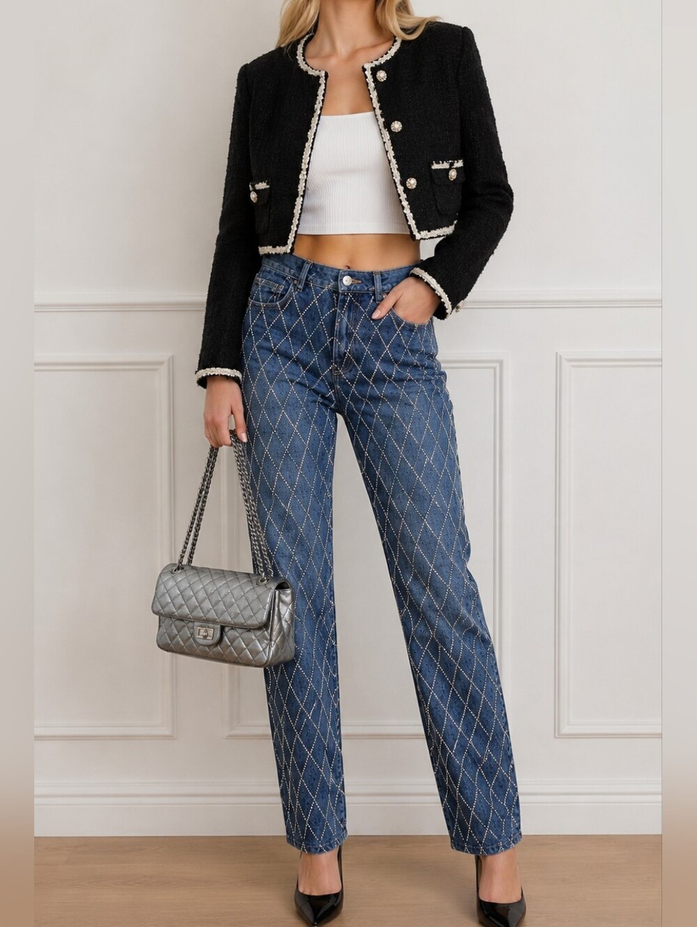 CHANEL style Limited Edition Jeans / 8